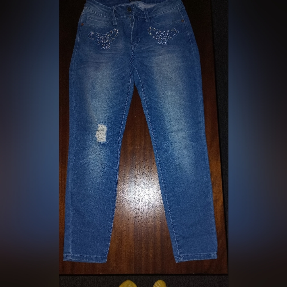 Blue Bebe stretch skinny jeans